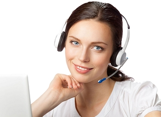 Contact Center Lady
